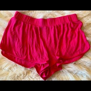 Victoria Secret ribbed pajama shorts